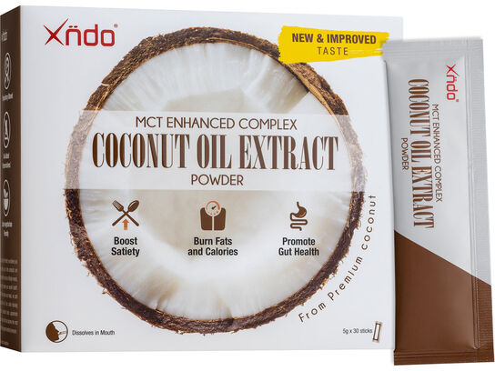 Xndo Coconut Oil Extract Powder - MCT Enhanced Fat Burner