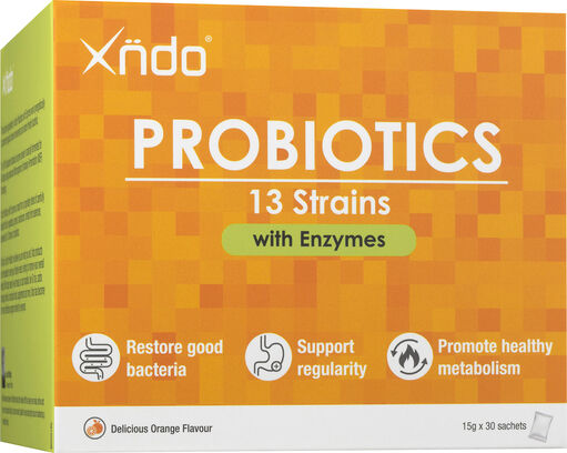 Probiotics 13 Strains with Enzymes Orange