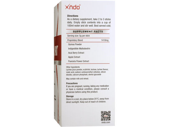 Xfat Lychee Fat Burner - Right Panel Pkg Box